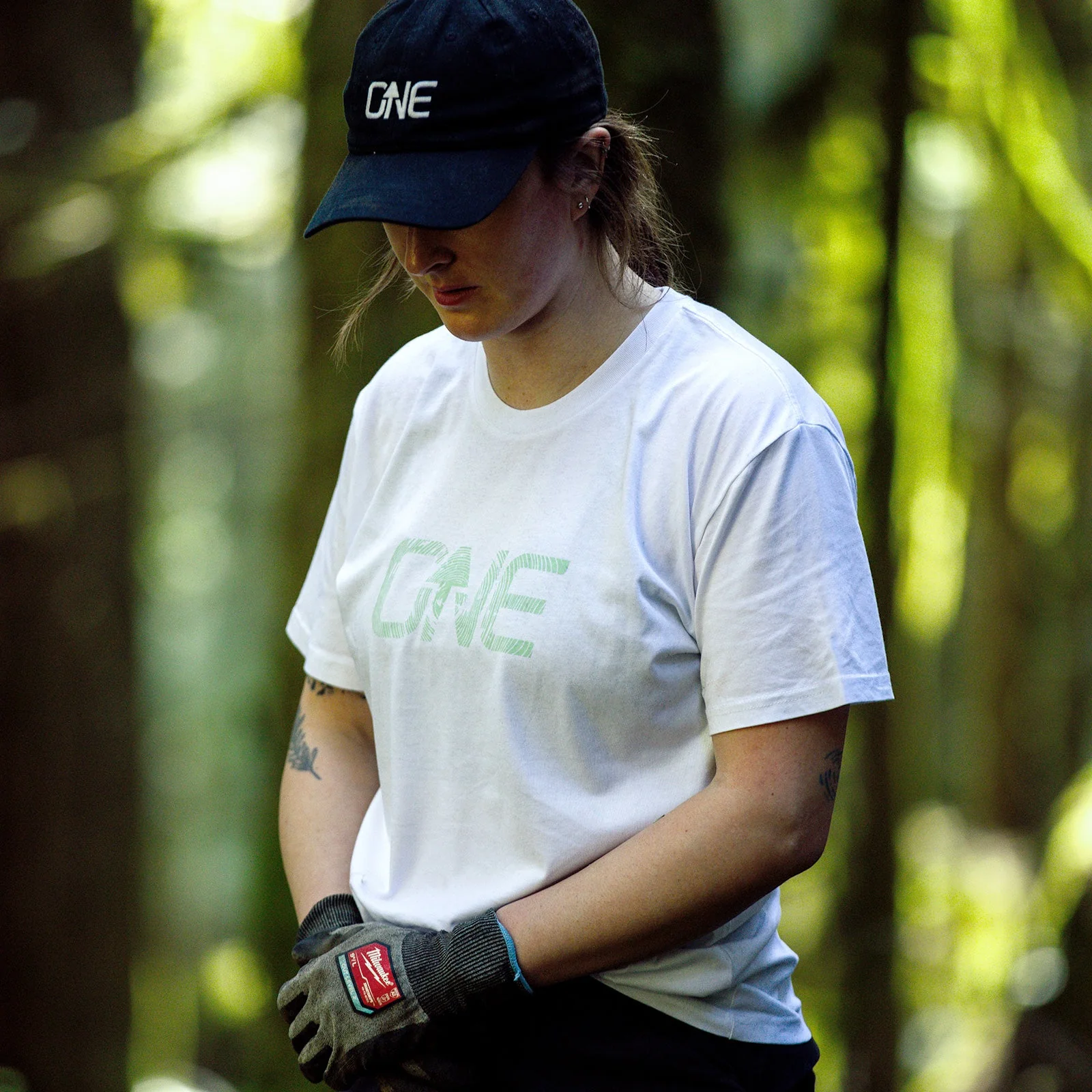 Woodgrain Logo Short Sleeve T-Shirt - Image 4